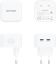 Vention 2-Port USB-C Charger White