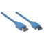 Manhattan USB 3.0 Type-A Extension Cable 2m Blue