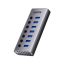 Unitek 7-in-1 Individual Switches Hub Space Grey
