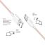 Logilink USB 2.0 Type-C C/M - A/M 60W cable 1m Pink