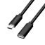 Logilink USB 2.0 Type-C kábel C/M-USB-C/F PD 1m Black