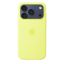 Apple iPhone 17 Pro Silicone Case with MagSafe Neon Yellow