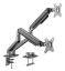Gembird MA-DA2-05 Desk mounted adjustable double monitor arm 17