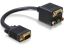 DeLock Adapter VGA male to VGA + 3xRCA female