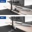 ACT Under-desk cable management tray with clamp mount 40cm Black