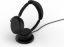 Jabra Evolve3 65 Flex MS Stereo Link390c Wireless Bluetooth Headset + Wireless Charger Black
