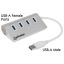 Manhattan 4-Port SuperSpeed USB 3.0 Hub White