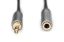 Digitus DB-510210-018-S Audio Extension Cable 3.5mm jack to 3.5mm socket 1,8m Black