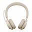 Jabra Evolve2 65 Link380a UC Stereo Bluetooth Headset Beige