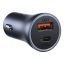 Baseus Baseus USB-A+USB-C Car Charger 40W Grey
