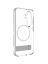 dbramante1928 Iceland Pro Qi2 Kick for Samsung Galaxy S25 Clear