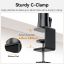 Ulanzi ZJ02 c-clip multifunkciós, asztalra rögzíthető állvány rendszer