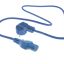 ACT Powercord mains connector Schuko CEE 7/7 male (angled) - C15 IEC 60320 2 m Blue