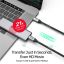 Unitek Full-Featured USB-C 100W PD Fast Charging Cable with 4K@60Hz and 10Gbps Data (USB 3.2 Gen2) 1m Black