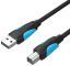 Vention USB-A 2.0 to USB-B 2.0 cable 10m Black