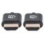 Manhattan Super-slim High Speed HDMI with Ethernet 4K60Hz cable 1m Black