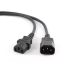 Gembird PC-189-075-1.8M Power cord (C13 to C14) 1,8m Black