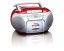 Lenco SCD-420RD Portable FM Radio CD Cassette Player Red