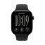 Apple Watch S12 Cellular 46mm Black Aluminium Case with Black Sport Band - M/L