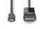Digitus USB Type-C to DisplayPort male/male cable 2m Black