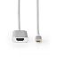Nedis USB 3.2 Gen 1 USB-C Male - HDMI Output 4K60Hz 2m Silver