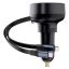 Baseus Enjoyment Pro USB-C + Lightning 60W Car Charger Black