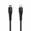 Canyon MFI-4 Charge And Sync Cable USB Type-C - Lightning Black
