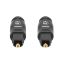 Manhattan Toslink Digital Optical Audio Cable Black
