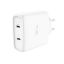 Trust Maxo 65W 2-Port USB-C GaN Charger White