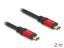 DeLock USB cable USB-C to USB-C 2m Red