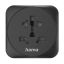 Hama EU átalakító utazó adapter Black