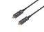 EQuip USB-C to C USB 3.2 Gen 2 10Gbps PD 60W 8K 60Hz Active Optical Cable 10m Black