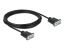 DeLock Serial Cable RS-232 D-Sub9 female to female null modem with narrow plug housing 3m Black