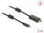 DeLock Active USB Type-C to HDMI Cable (DP Alt Mode) 4K 60Hz 3m Black