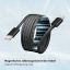 Logilink Logilink USB 2.0 Type-C C/M to C/M 60W magnet cable 1m Black