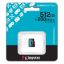 Kingston 512GB microSDXC Canvas Go Plus Gen4 200R Class10 U3 A2 adapter nélküli