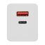 Akyga AK-CH-20 USB-C USB-A PD GaN 5-20V / 1,5-5A 100W White