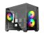 ID-COOLING VIEW 500 ARGB Tempered Glass Black