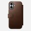 Nomad Modern Leather Folio for iPhone 17 Brown