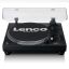 Lenco L-3818BK Direct drive Record Player with USB/PC Encoding Black