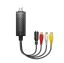 Logilink USB 2.0 A/V grabber USB A/M zu 3xCinch + miniDIN5/F Black