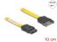 DeLock SATA 6 Gb/s Extension Cable 10cm Yellow