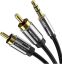 Vention 3.5mm Male to 2RCA Male Audio Cable 1m Black