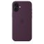 Apple iPhone 16 Plus Silicone Case with MagSafe Plum