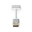 Nedis DisplayPort Male - DVI-D 24+1-Pin Female Gold Plated 0,20m Silver