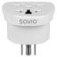 Savio AP-07 Travel adapter global socket – US plug White