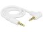 DeLock Cable Stereo Jack 3.5 mm 4 pin male > male angled 0,5m white