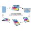 Pipetto Origami No7 Tri-Folio Case for iPad (A16) / iPad (2022) Light Blue