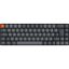 Keychron K7 Gateron RGB Backlight ISO vezeték nélküli angol gaming Hot-swap Gateron Optical Blue mechanikus billentyűzet