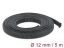 DeLock Braided Sleeve stretchable 5m x 12mm Black